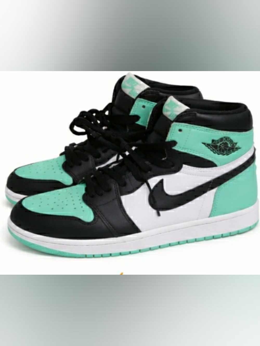 Nike Air Jordan 1 Retro High OG Green Glow DZ5485-130 Men’s 9.5 Shoes Well Kept.
